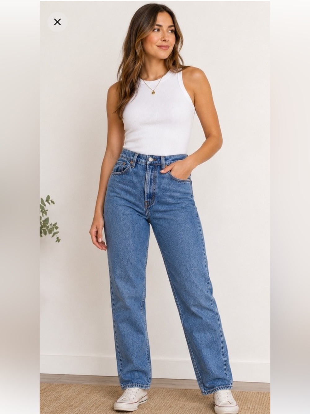 Levi's Wedgie Straight Jeans Dark Blue